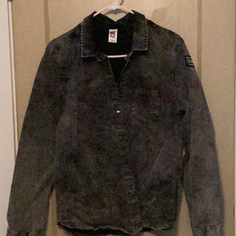 Zumba Gray denim shirt - Picture 3 of 4